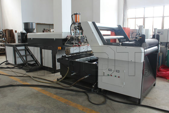Horizontal Type Plastic Nylon Film Extruder Machine 0.015 - 0.07mm Thickness