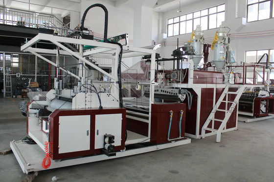 Highly Effective Stretch Film Making Machine 0.015 - 0.05mm Thickness